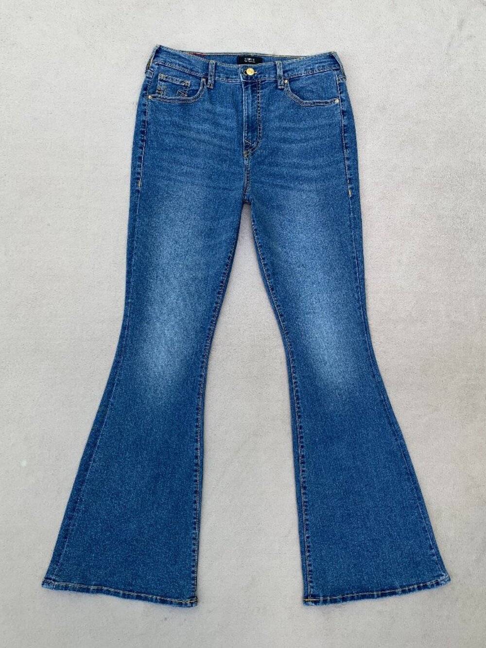 True Religion Charlie High Rise Flare Jeans Sz30